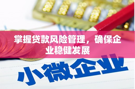 阿里山掌握贷款风险管理，确保企业稳健发展